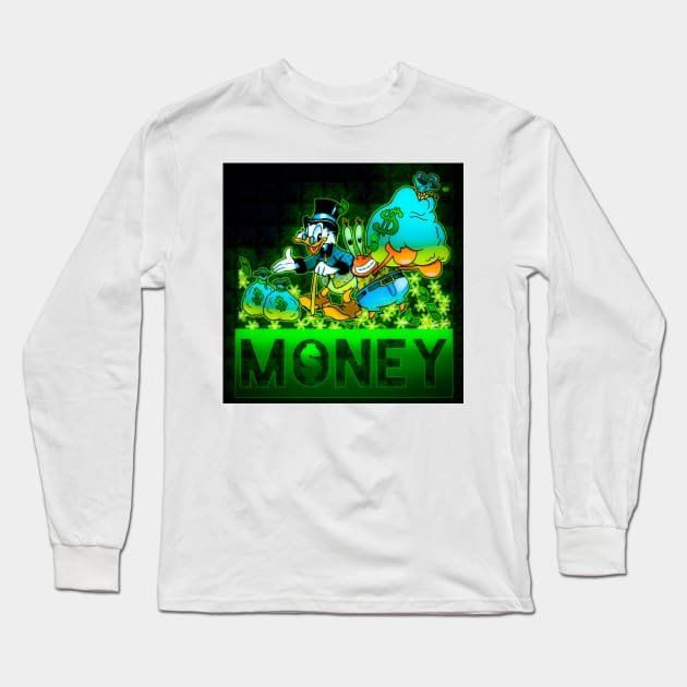 money Long Sleeve T-Shirt by Floridart